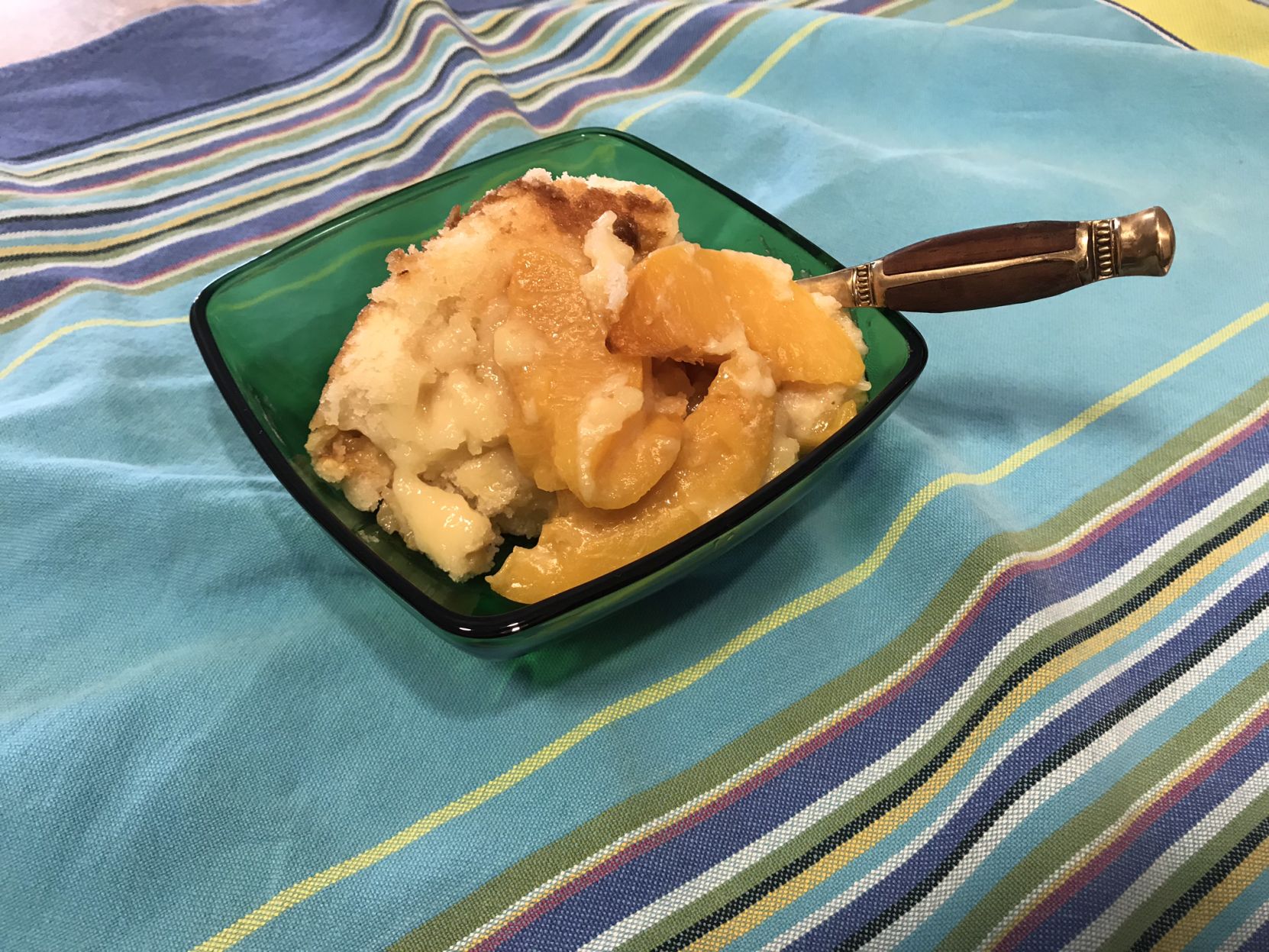 Peach cobbler